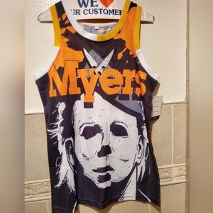 Michael Myers Halloween Jersey, Tanktop, Sleeveless Shirt size small